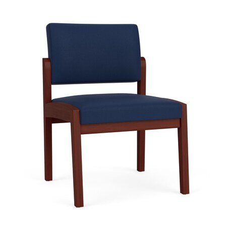 Lesro Lenox Armless Guest Chair, 22.5 in W 26 in L 31.5 in H LW1102